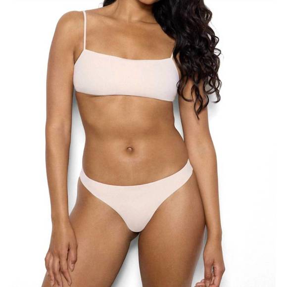Dos Gardenias | Swim | New Dos Gardenias Charlie Bikini Top In Bone ...